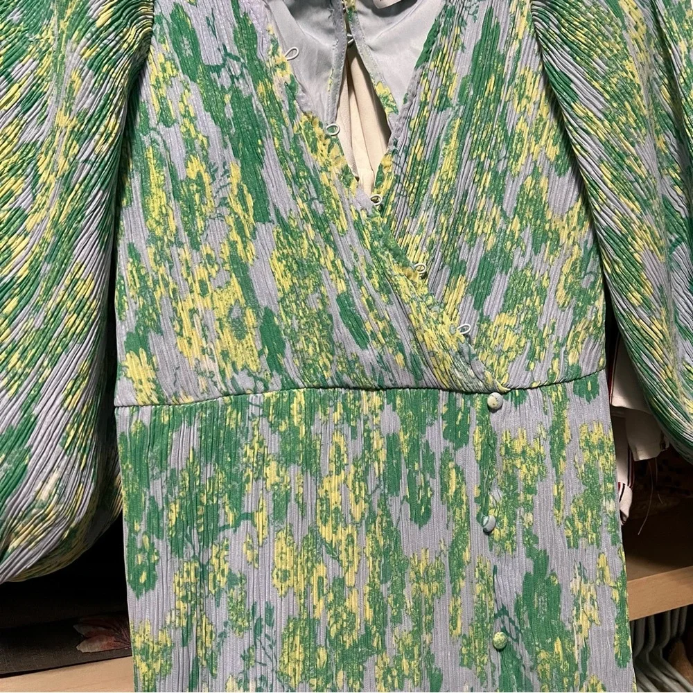 ASOS Green Multi Colored Dress - Picture 3 of 6